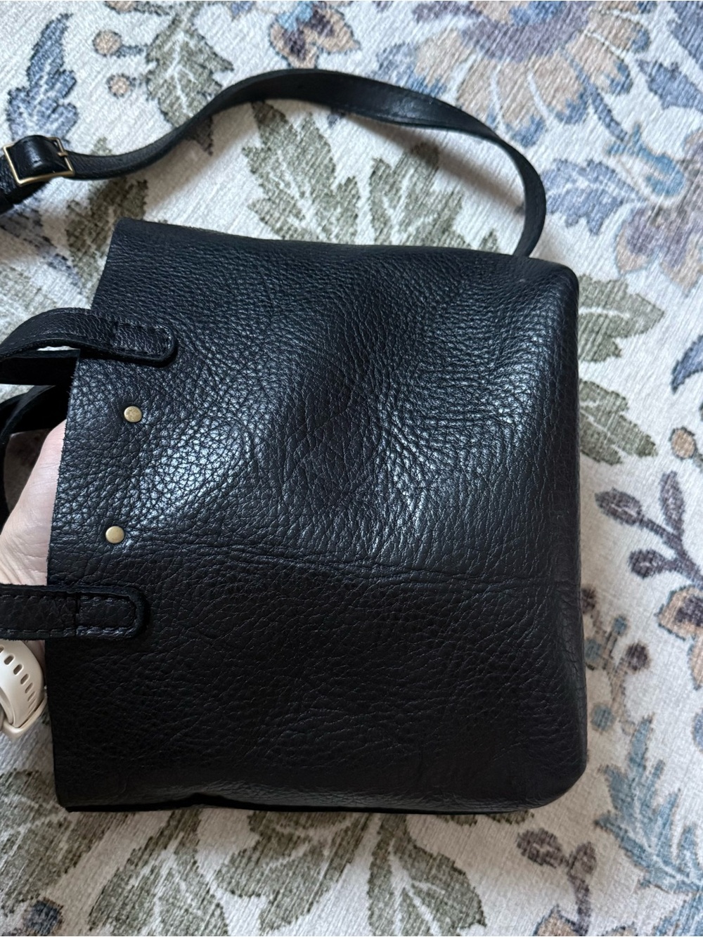 Portland Leather Mini Crossbody Tote - Picture 5 of 5